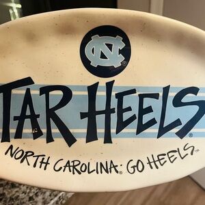 UNC Tar Heels Magnolia Lane Ceramic Oval Serving Platter-New